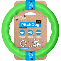 Іграшка для собак Collar PitchDog Кільце для апортування 17 см салатове (62365)