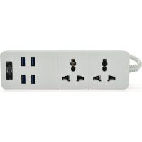 Мережевий фільтр живлення Voltronic TВ-Т07, 2роз, 4*USB White (ТВ-Т07-White)