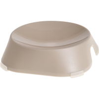 Посуд для котів Fiboo Flat Bowl миска без антиковзких накладок бежева (FIB0130)