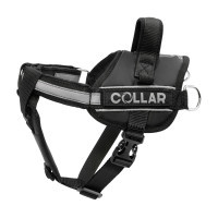 Шлея для собак Dog Extreme Police N3 55-75 см чорна (07061)