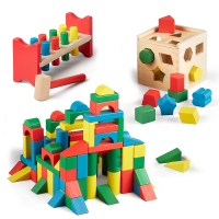Розвиваюча іграшка Melissa&Doug МЕГА-набір Кубики/Сортер/Стучалка (MD93685)