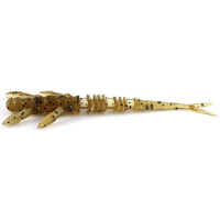 Силікон рибальський FishUP Flit 2" 074 - Green Pumpkin Seed (9шт/уп) (1862.00.84)