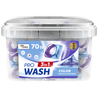 Капсули для прання Pro Wash Color Гірська свіжість 70 шт. (4823128004981)