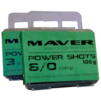 Грузило Maver набір Power Shots 10/0 (2.817g) 100g (1300.36.04)