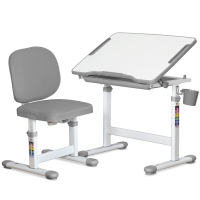 Парта зі стільцем Evo-kids Evo-06 Plus Grey (Evo-06 Plus G)