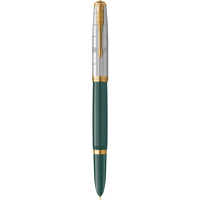 Ручка пір'яна Parker PARKER 51 Premium Forest Green GT  FP F (56 311)