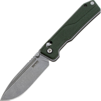 Ніж SRM Rubik 7228B 14C28N, Green Micarta, Stonewash (7228B-MG)