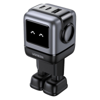 Зарядний пристрій Ugreen 1xUSB + 2xUSB-C 65W GaN CD361 gray (25685B)
