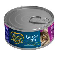 Консерви для котів Lovely Hunter Adult cats Tuna & Fish 85 г (LHU45469)