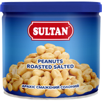 Горіхи Sultan Арахіс смажений солоний 120 г з/б (slt.50571)