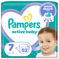 Підгузки Pampers Active Baby Розмір 7 (15+ кг) 52 шт (8006530230131)