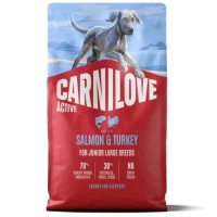 Сухий корм для собак Carnilove Active Salmon & Turkey Junior Large Breed 4 кг (8595602581405)