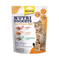 Ласощі для котів GimCat Nutri Pockets Мультивітамін мікс 150 г (4002064400693/4002064419251)