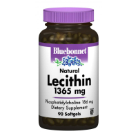Амінокислота Bluebonnet Nutrition Натуральний Лецитин 1365мг, 90 желатинових капсул (BLB0924)