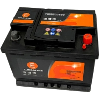 Акумулятор автомобільний EUROREPAR 60Ah 540A R+ (1609232680)
