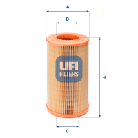 Повітряний фільтр для автомобіля UFI 27.524.00