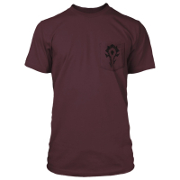 Футболка Jinx World of Warcraft - Horde Bones Crest Pocket Tee Maroon, S (JINX-9510S)