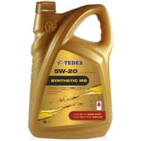 Моторна олива TEDEX SYNTHETIC (MS) MOTOR OIL 5W20 - 4л