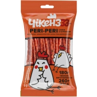 Мʼясні снеки Чікенzzz Кабаноси Peri-Peri з м'яса птиці 180 г (4820247143171)
