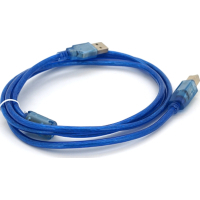 Кабель для принтера USB 2.0 AM/BM 2.0m ferrite blue Ritar (YT-AM/BM-2.0TBL)