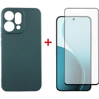 Чохол до мобільного телефона Dengos Oppo Reno14 5G Soft+glass Green (DG-KM-181)
