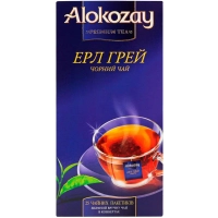 Чай Alokozay чорний з ароматом бергамота 25х2 г (4820229040443)