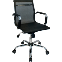 Офісне крісло Примтекс плюс Elegance Lite LB Chrome D-5 PK, сітка чорний (Elegance Lite LB Chrome D-5 PK)