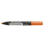 Маркер Centropen Permanent 8566 2,5 мм круглий помаранчевий (8566/06)