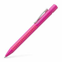 Ручка кулькова Faber-Castell автоматична Grip 2010, корпус рожевий, стрижень синій М (0.7 мм) (26543)