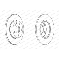 Гальмівний диск FERODO DDF1219C