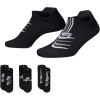 Шкарпетки Nike W NK EVERYDAY PLUS LTWT NS 3PR DH5474-903 34-38 3 пари Чорні (195244784288)