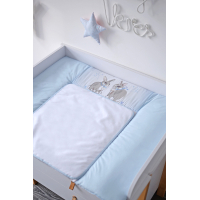 Пеленальний матрацик Верес Summer Bunny blue NEW 72х80 см (426.6.1)