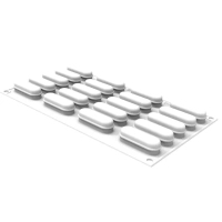 Форма для випікання Silikomart Eclair XS 55x17 мм, h 17 мм (20x14 мл) (ECLAIR XS 14)