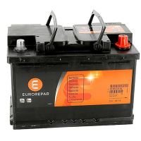 Акумулятор автомобільний EUROREPAR 74Ah 680A R+ (1648431780)