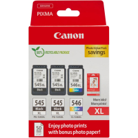 Картридж Canon PG-545/CL-546 Multipack XL 2xBK+Color, +Paper, carton (8286B015)