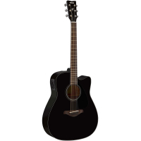 Гітара електроакустична Yamaha FGX800C Black