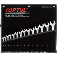 Ключ Toptul комбінований 8-24 мм 14 шт. Dynamic (GPAQ1402)