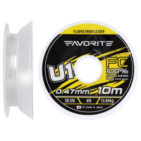 Флюорокарбон Favorite U1 FC 10m 8.0/0.47mm 30.5lb/13.84kg (1693.11.87)