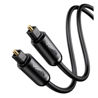 Кабель мультимедійний Optical Toslink 2.0m AV122 black Ugreen (70892)