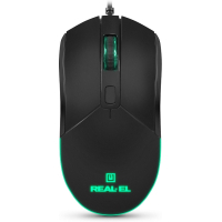 Мишка REAL-EL RM-515 USB Black (EL123200059)