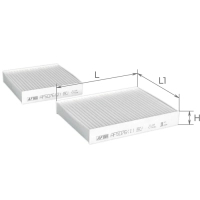 Фільтр салону ALPHA FILTER AF5076-2