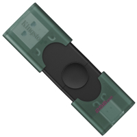 USB флеш накопичувач Kingston 256GB DataTraveler Duo USB 3.2 / Type-C Black/Green (DTDEG2/256GB)