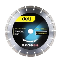 Круг відрізний Deli 230 x 22,2 мм для сухого різу (EDH-SQP230-E1)