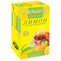 Чай Alokozay чорний з ароматом лимона 25х2 г (4820229040436)