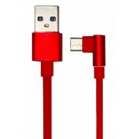 Дата кабель USB 2.0 AM to USB-C 1.0m 90° corner Extradigital (KBU1763)