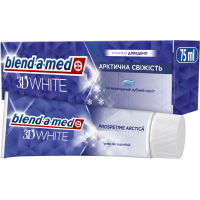 Зубна паста Blend-a-med 3D White Арктична свіжість 75 мл (8006540793039)