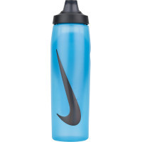 Пляшка для води Nike Refuel Bottle Locking Lid 32 OZ синій, чорний 946 мл N.100.7670.420.32 (887791745019)