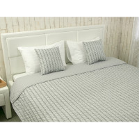 Покривало Руно декоративне Grey Braid 212х240 см (Р329.52_Grey Braid)