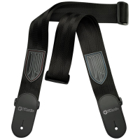 Ремінь для гітари DiMarzio John Petrucci Nylon With Leather Ends (DD3100JPBKRD)