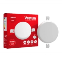 Світильник Vestum LED "без рамки" круг 16W 4100K (1-VS-5512)